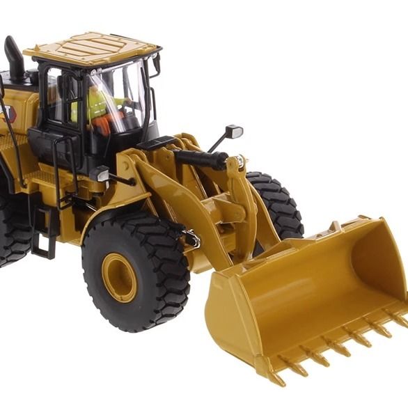 DM Yeni 1/50 Ölçekli Tekerlekli Yükleyici Döküm Alaşımlı Kürek Modeli 85686 İnşaat Aracı