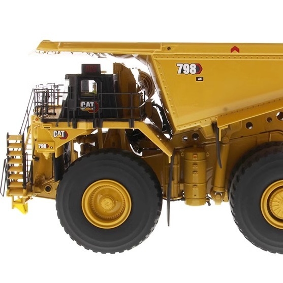 Diecast Masters 1:50 CAT 798AC Süper Büyük Madencilik Taşıma Kamyonu Die-cast Model 85671