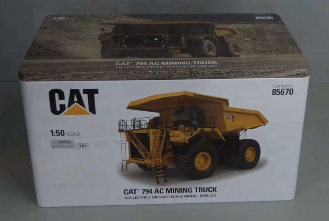 Diecast Masters 1:50 Ölçekli CAT 794AC Süper Büyük Madenli Kamyon Taşıyıcı Çöp Kamyonu Model 85670