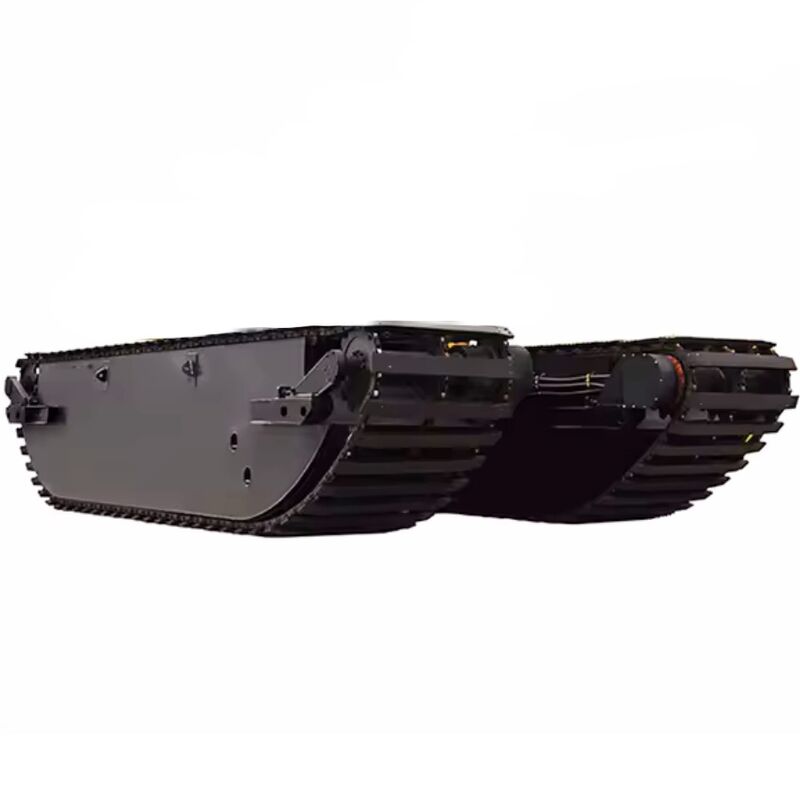 Özel Yapım Amfibi Ekskavatör Ponton Şamandıra, Nehir Göl Bataklık Tarama Buggy Alt Takım Tedarikçisi