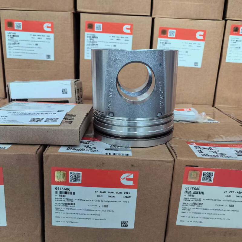 Kazı makinesi motor parçaları QSC8.3 Piston bileşenleri
Bölüm Numarası 6445686 6CT 3943367 3800320 Piston Kits