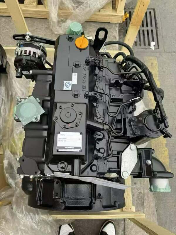 Kazı makinesi parçaları Yanmar Motor Assy 4TNV98T 4TNV98 3TNV84 4TNV88 4TNE82 Yanmar Kazı makinesi montajı için