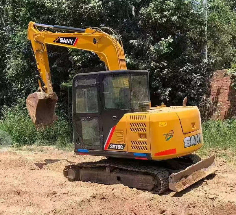 Mini Küçük Kullanılmış SANY SY50C Ekskavatörü SY50 SY55 SY65 SY70 SY75 6 Ton Asıl Çinli % 80 Yeni Ekskavatör / kazıcı