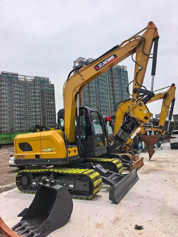 % 98 Yeni XCMG XE75G Kağıt Yastığıyla Kağızlı Çarpıcı Hidrolik Kısmacıyla İzleme Ayakkabısı